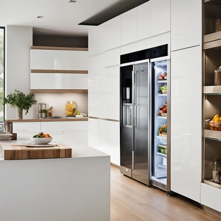 AI制御の冷蔵庫イメージ